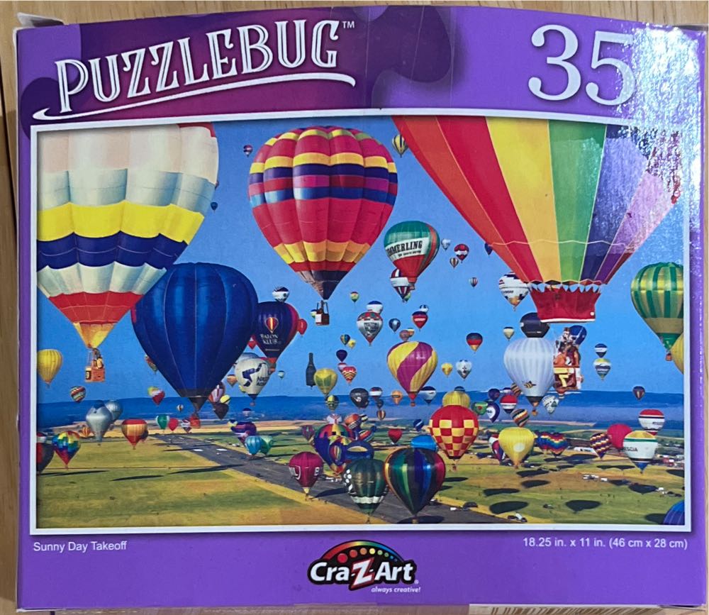 Sunny Day Takeoff 🔴 - CraZArt Puzzlebug puzzle collectible [Barcode 639277558596] - Main Image 2