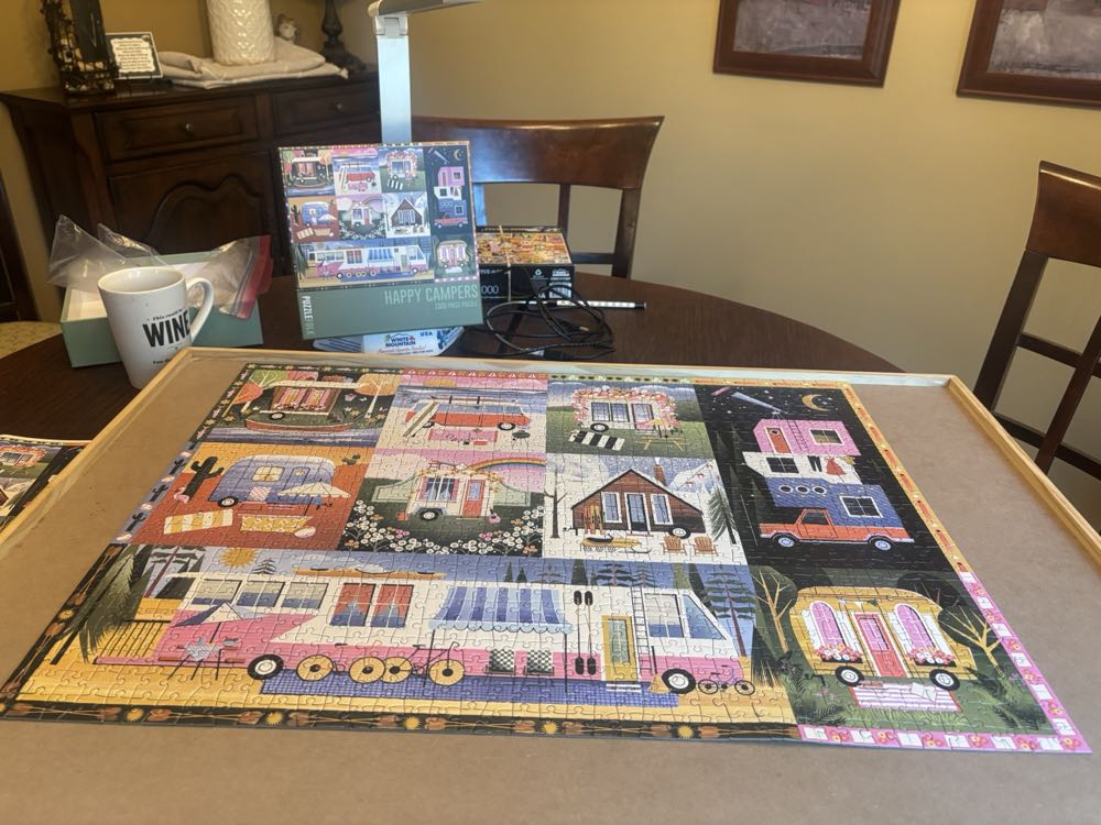 Happy Campers - Puzzlefolk puzzle collectible [Barcode 685757165778] - Main Image 2