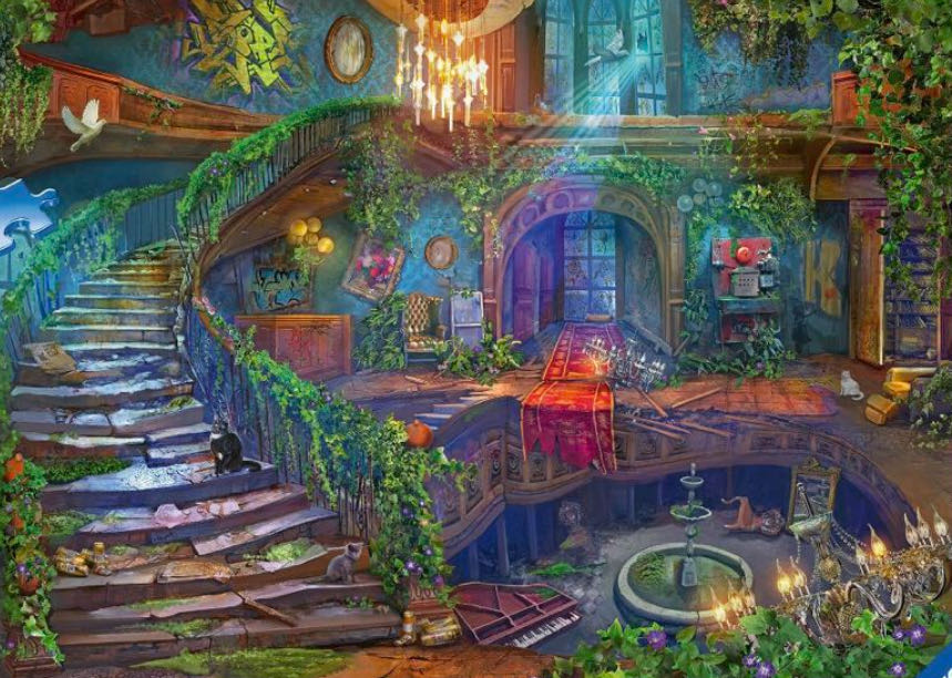 Hotel Vacancy - Ravensburger Abandoned Series puzzle collectible [Barcode 4005555004868] - Main Image 2