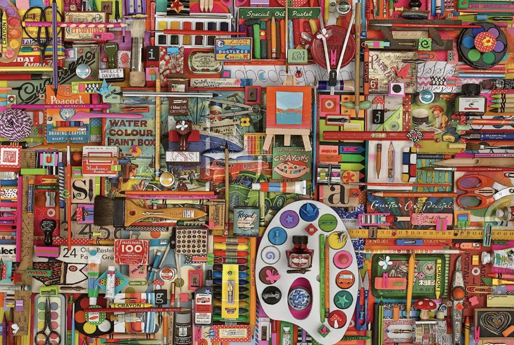 Vintage Artist’s Materials - Schmidt puzzle collectible - Main Image 2