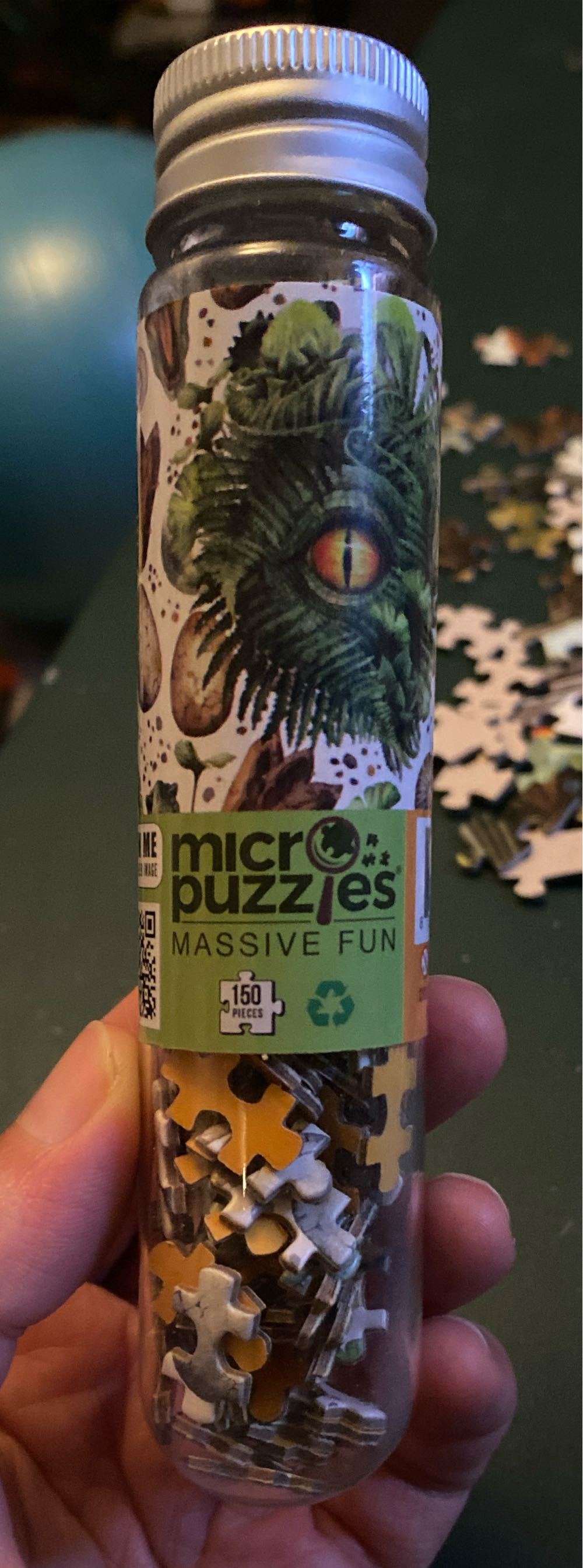 Micro Puzzles Massive Fun 150 Pieces Dinosaur Scene - Micro Puzzles puzzle collectible [Barcode 850020243433] - Main Image 2