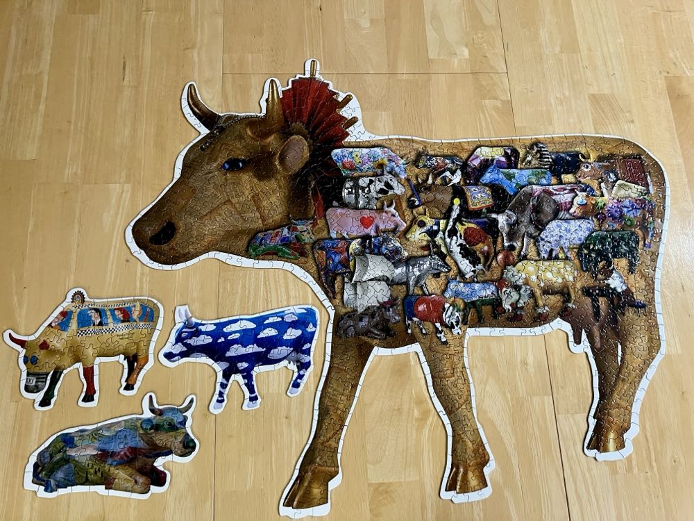 Cow Parade - 975, 12/10/25 - Great American Puzzle Factory puzzle collectible [Barcode 010563098024] - Main Image 2