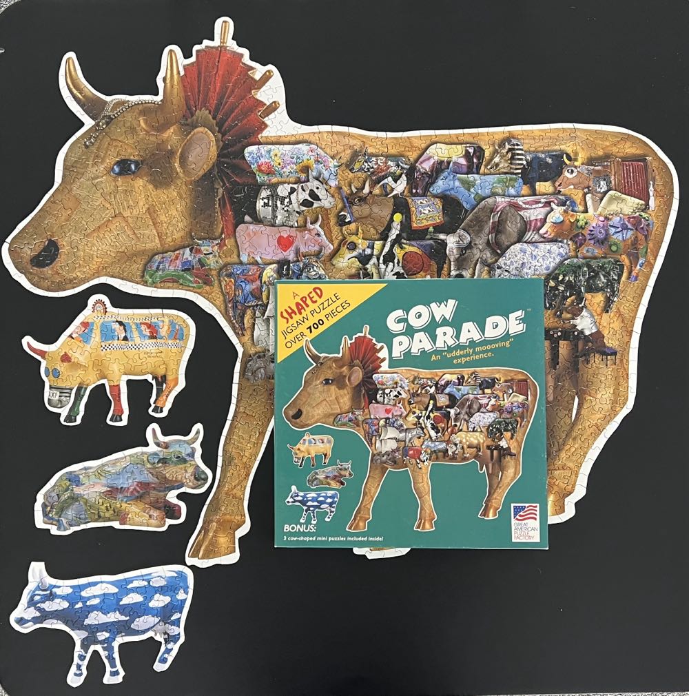 Cow Parade - 975, 12/10/25 - Great American Puzzle Factory puzzle collectible [Barcode 010563098024] - Main Image 4