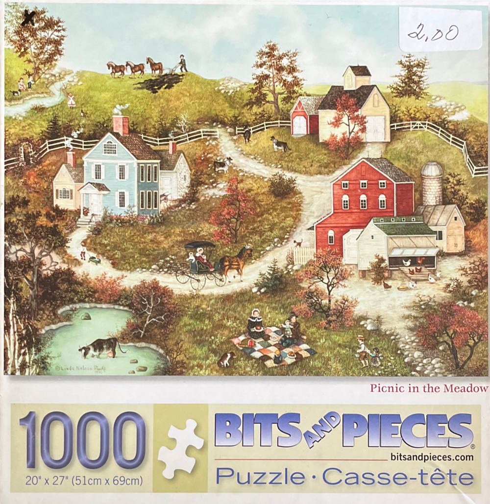 Puppies In The Sunny Meadow