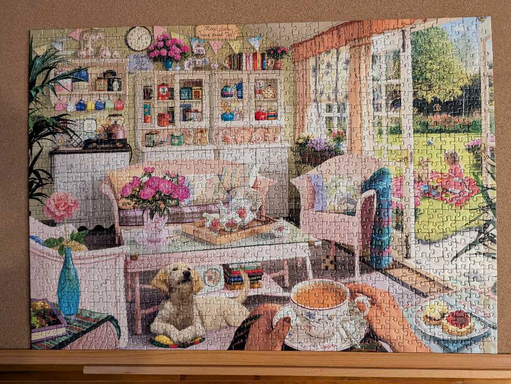 The Tea House - Ravensburger puzzle collectible [Barcode 4005555001645] - Main Image 2