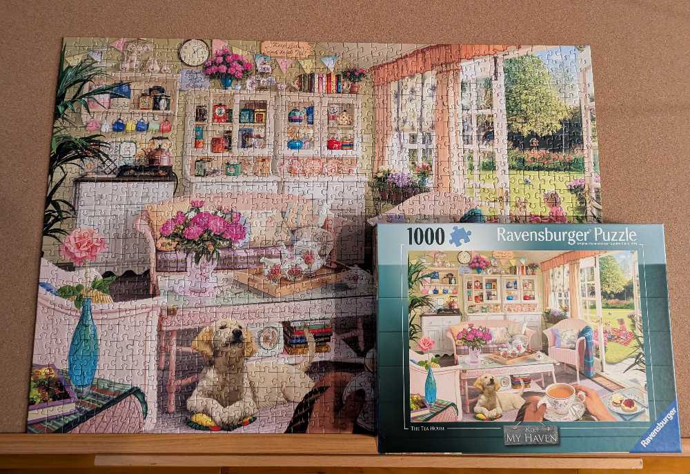 The Tea House - Ravensburger puzzle collectible [Barcode 4005555001645] - Main Image 3