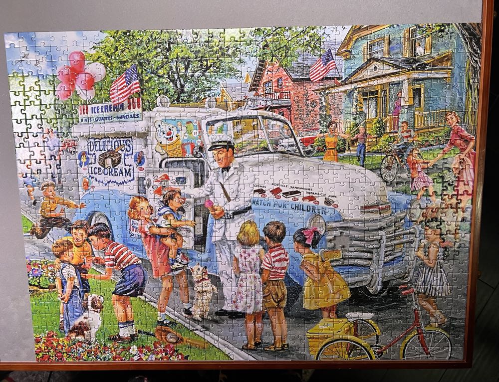 Ice Cream Truck 2 - Back To The Past - RoseArt puzzle collectible [Barcode 4895145425445] - Main Image 2