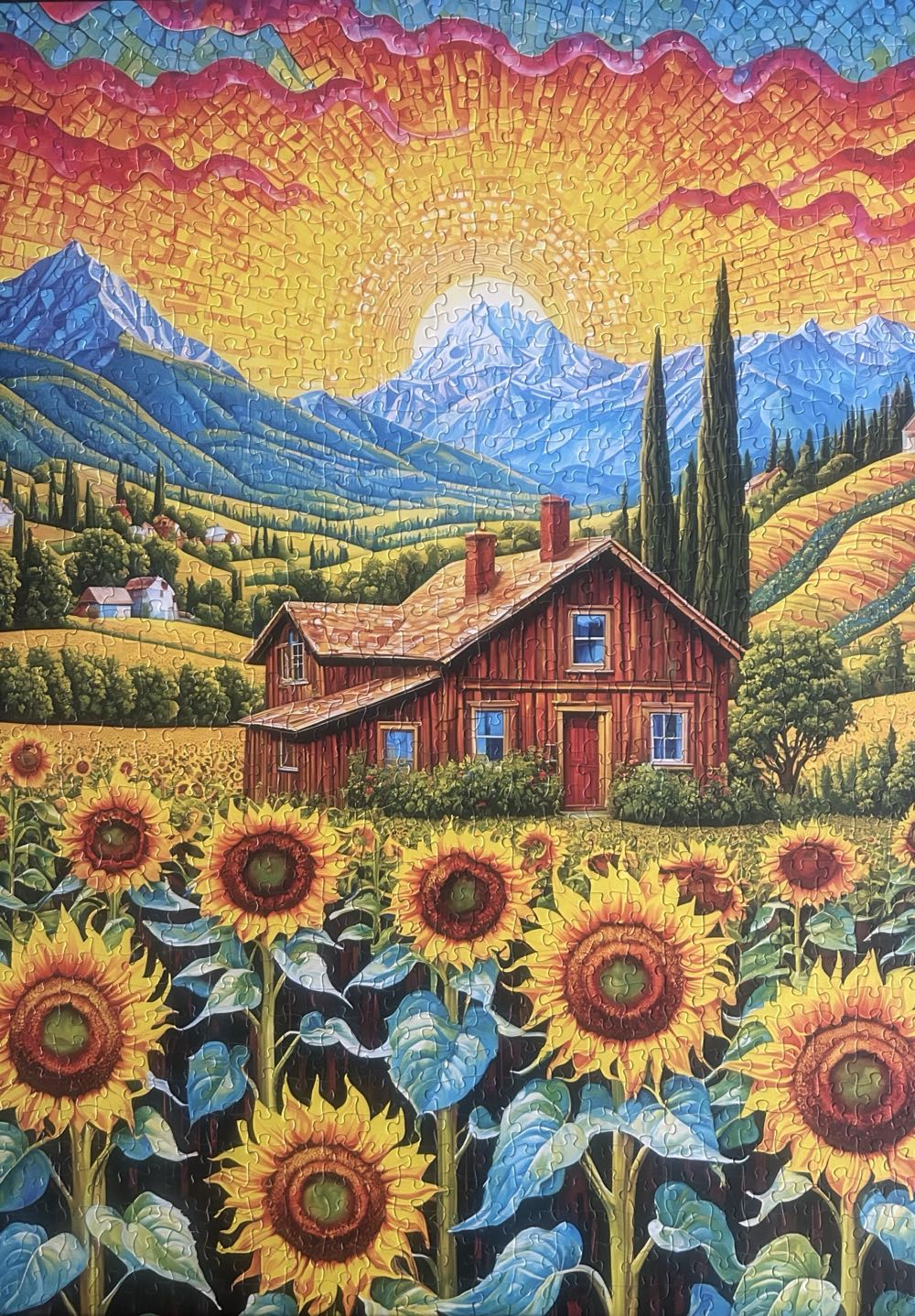 0215 Enjoy: Sunflower House - Enjoy Puzzle puzzle collectible [Barcode 5949194021451] - Main Image 2