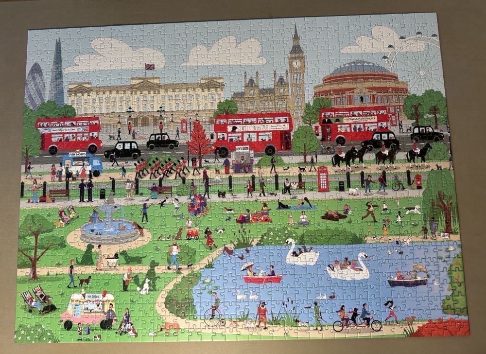 Dog Walkers Of London - Sweet Williams puzzle collectible [Barcode 5060433068942] - Main Image 2