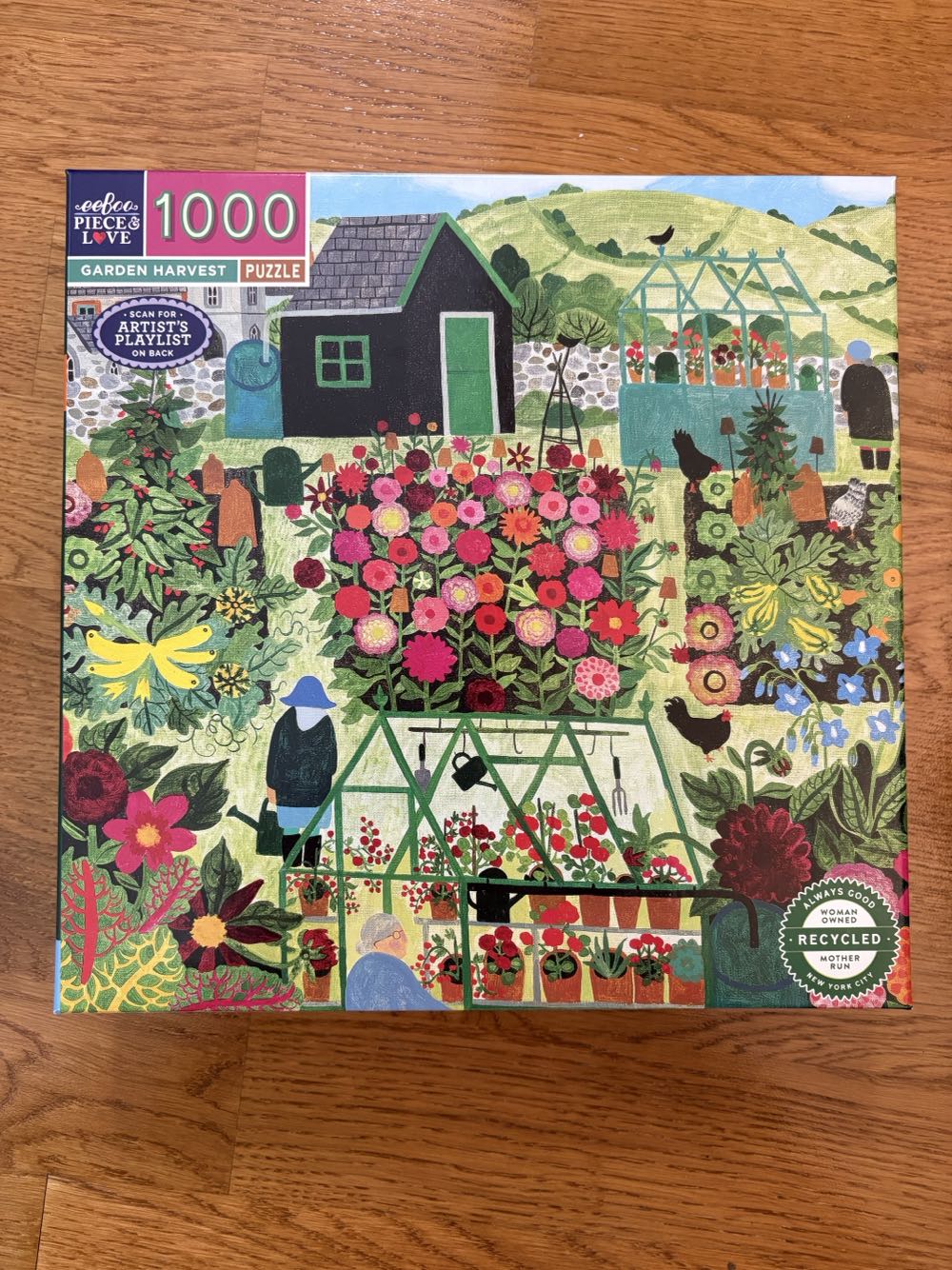 Garden Harvest - Eeboo puzzle collectible [Barcode 689196515941] - Main Image 2