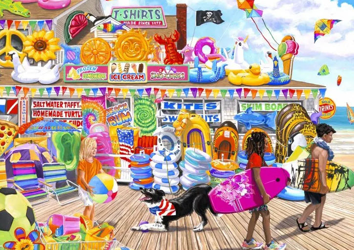 Beach Shop - Bluebird Puzzle puzzle collectible [Barcode 3663384907388] - Main Image 2