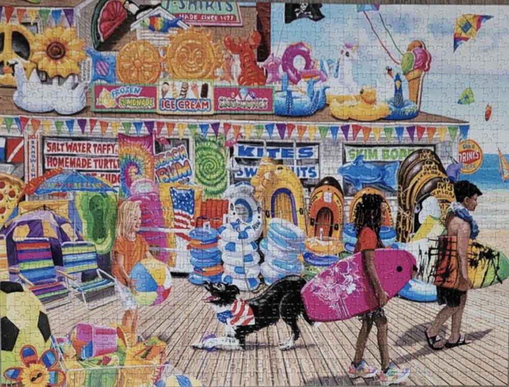 Beach Shop - Bluebird Puzzle puzzle collectible [Barcode 3663384907388] - Main Image 3