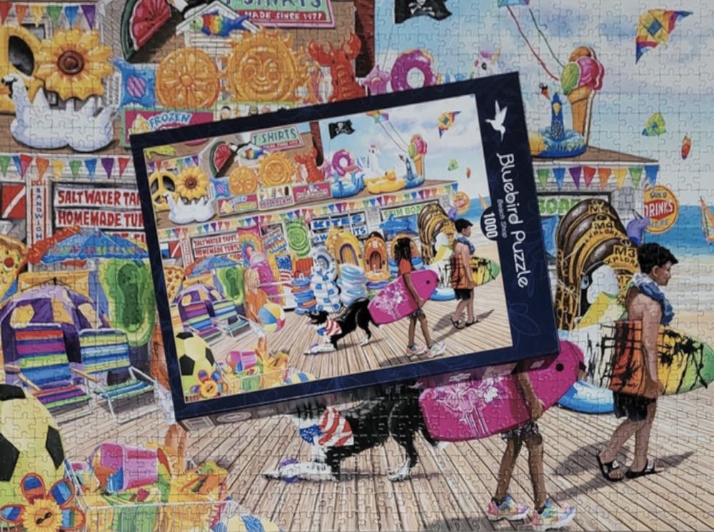 Beach Shop - Bluebird Puzzle puzzle collectible [Barcode 3663384907388] - Main Image 4