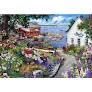 Bits And Pieces Coming Home Round Piece Jigsaw Puzzle Joan Sloane
