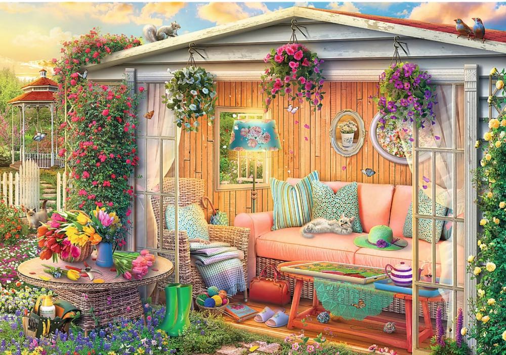 My Favorite Place Tea Time - Trefl puzzle collectible [Barcode 5900511108019] - Main Image 2