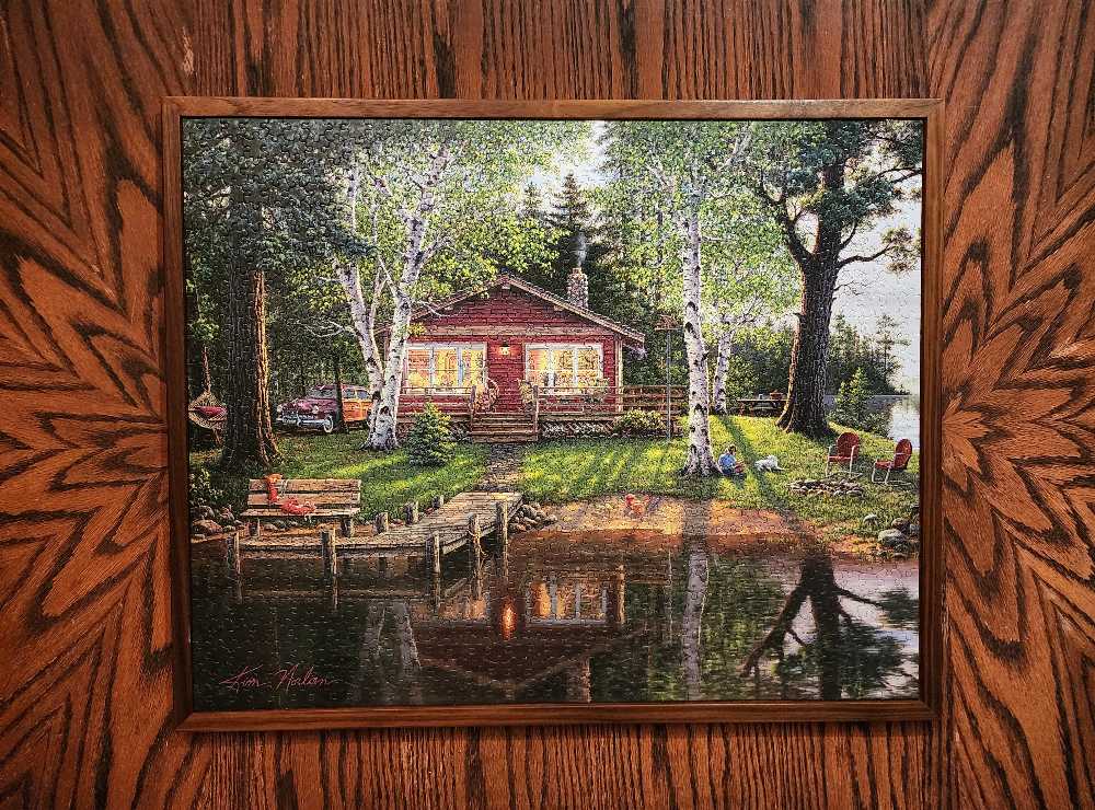 Simpler Times - White Mountain Puzzles puzzle collectible [Barcode 724819268146] - Main Image 2