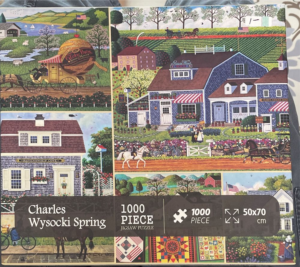 Spilsbury Steven Klein Large Piece Sealed Autumn Seaside Village Nostalgic Kim Leo Collection