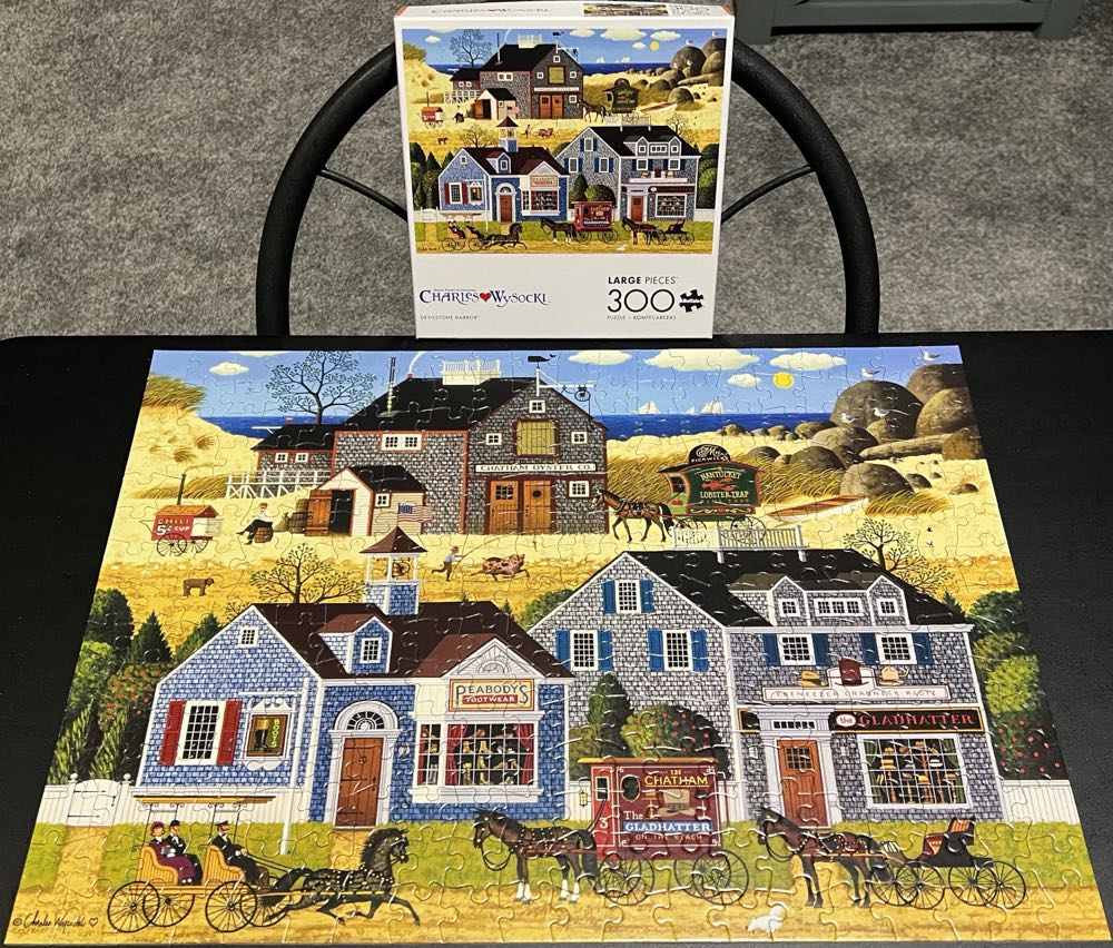 Devilstone Harbor - 1045, 3/14/26 - SOLD - Charles Wysocki puzzle collectible [Barcode 079346226214] - Main Image 3