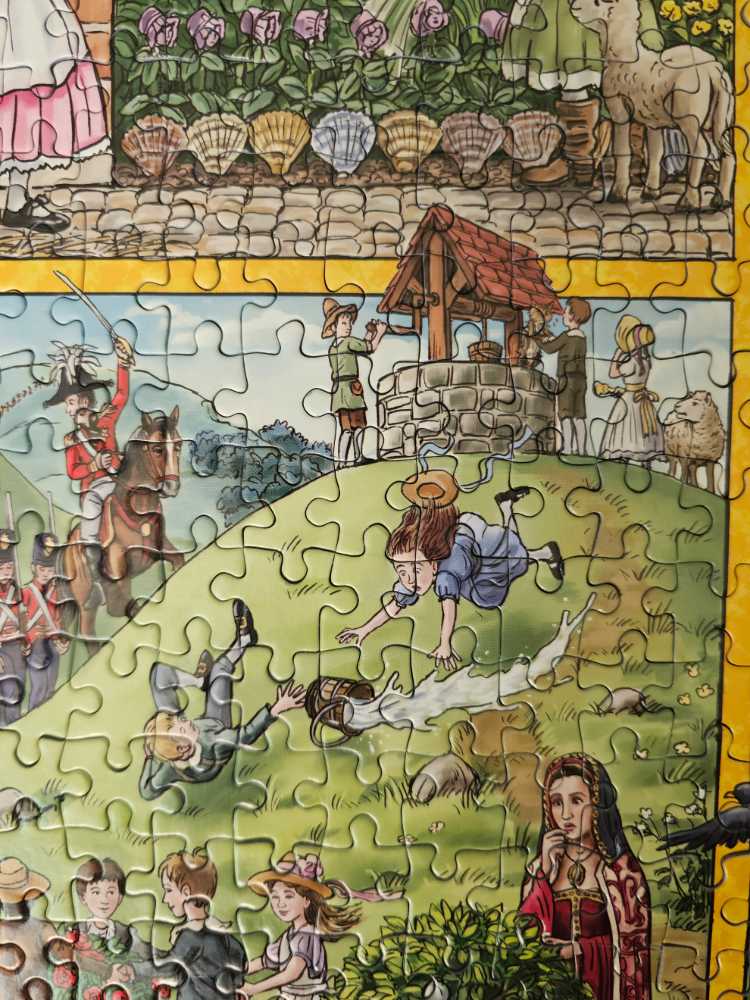 Nursery Rhymes Through Time - Gibsons puzzle collectible [Barcode 5012269071399] - Main Image 3