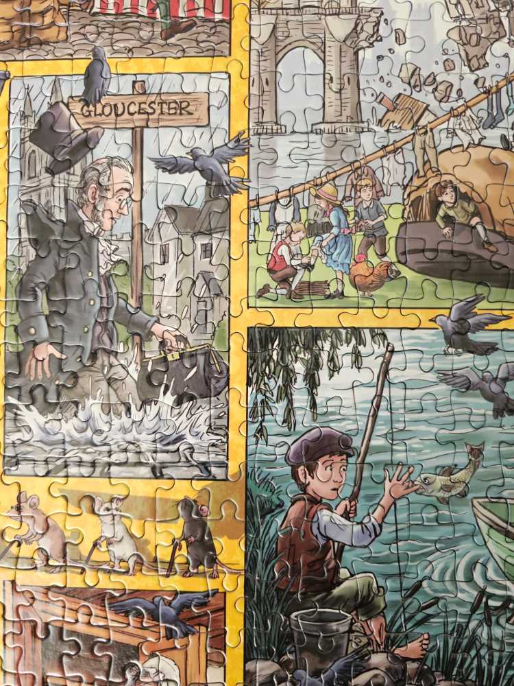 Nursery Rhymes Through Time - Gibsons puzzle collectible [Barcode 5012269071399] - Main Image 4