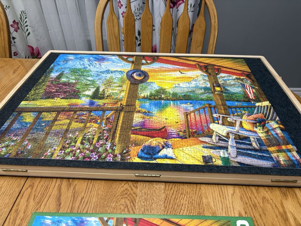 Early Morning Fishing - Eurographics puzzle collectible [Barcode 628136558846] - Main Image 2