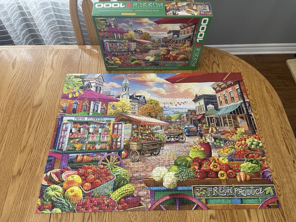 Main Street Market - Eurographics puzzle collectible [Barcode 628136558600] - Main Image 2