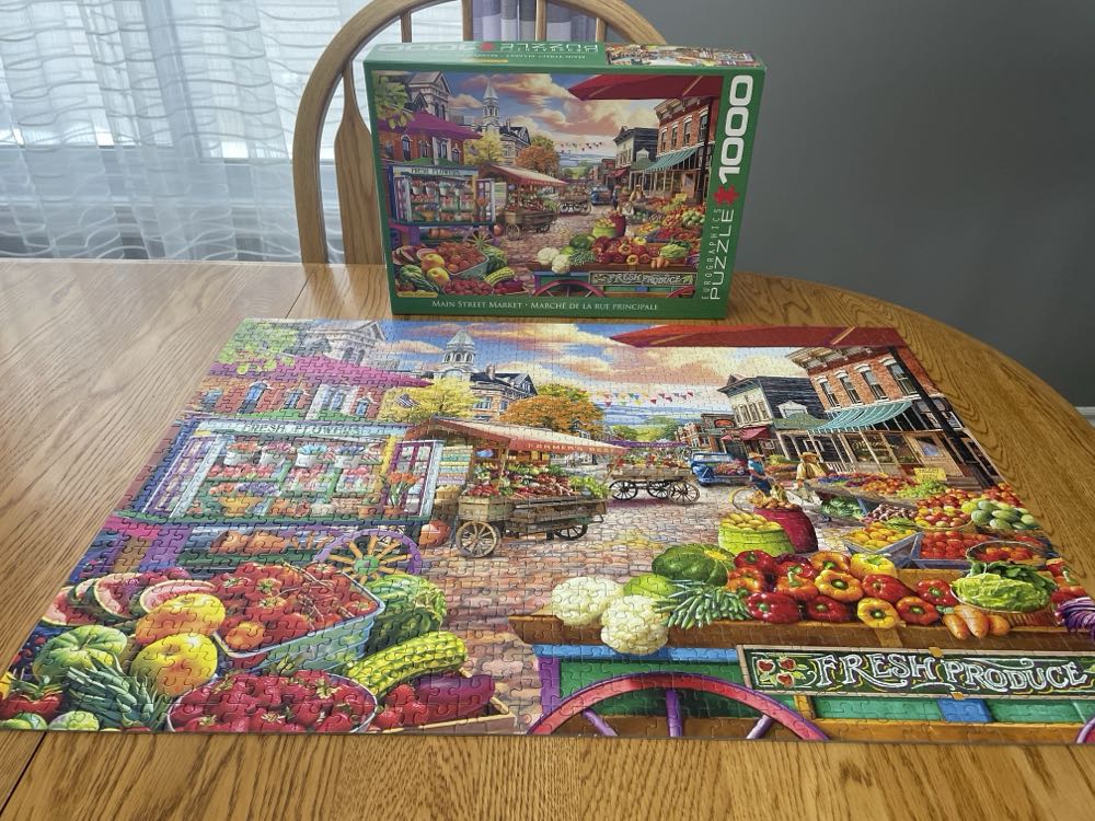 Main Street Market - Eurographics puzzle collectible [Barcode 628136558600] - Main Image 4