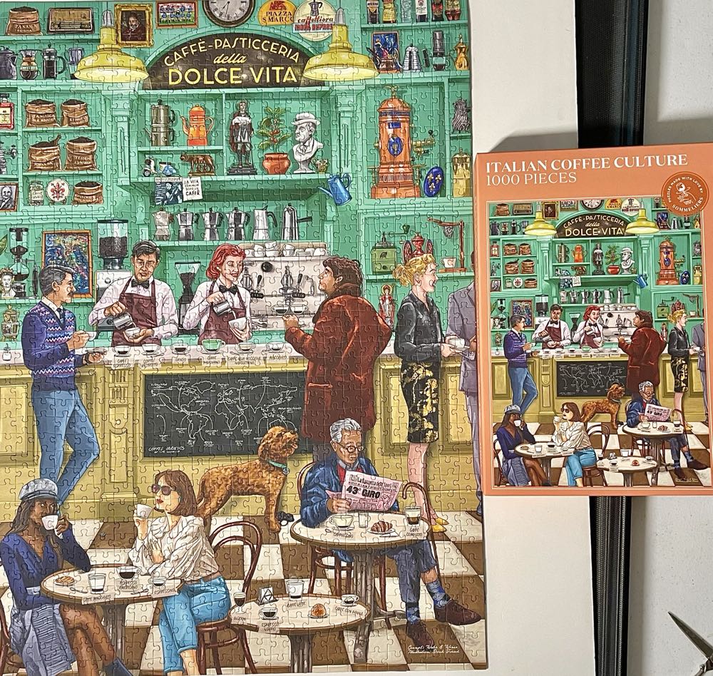 Italian Coffee Culture - Water and Wines 🇸🇪 puzzle collectible [Barcode 7350121880337] - Main Image 2