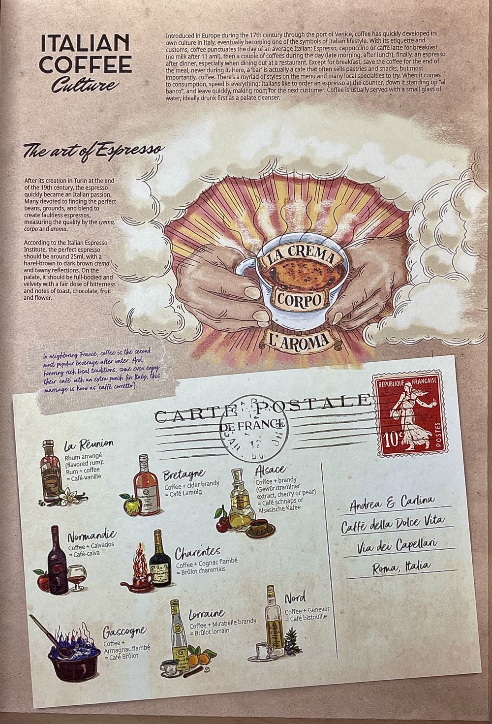 Italian Coffee Culture - Water and Wines 🇸🇪 puzzle collectible [Barcode 7350121880337] - Main Image 3