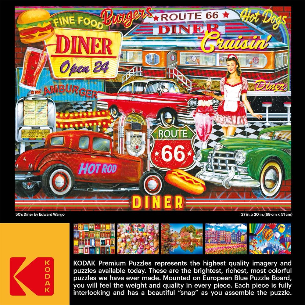 Kodak Diner - Kodak puzzle collectible - Main Image 2
