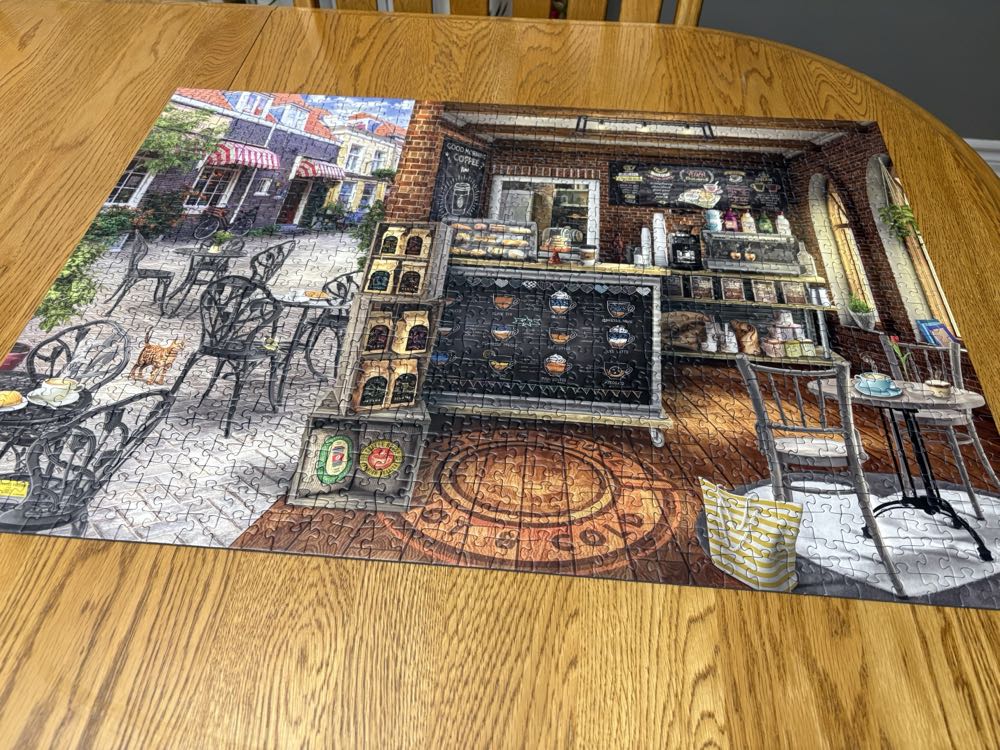 Quaint Cafe - Ravensburger 🇩🇪 puzzle collectible [Barcode 4005555005414] - Main Image 4