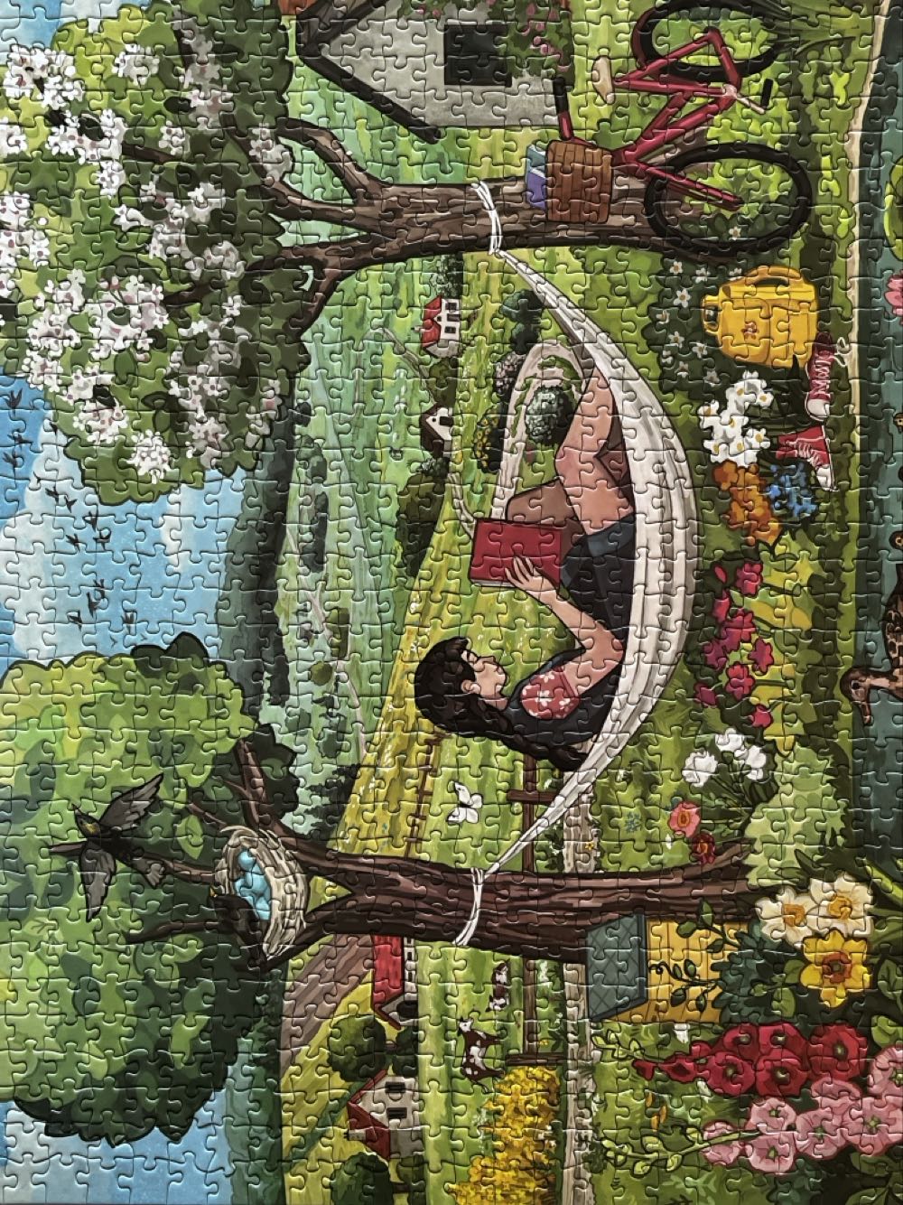 Spring Reading - Reverie Puzzles puzzle collectible [Barcode 9309000168798] - Main Image 2