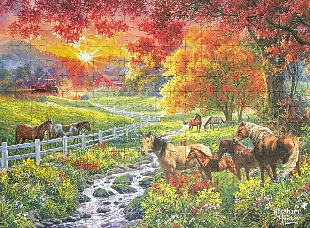 September Pasture - Rose Art 🇺🇸 puzzle collectible [Barcode 4895145435987] - Main Image 3