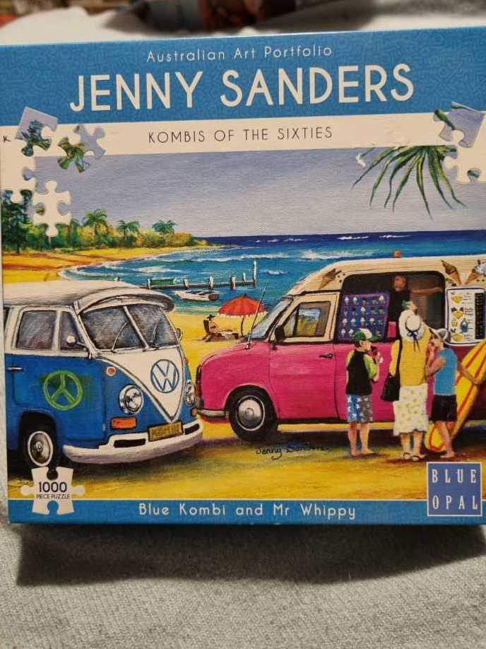 Blue Kombi and Mr Whippy - Blue Opal puzzle collectible [Barcode 633793020308] - Main Image 2