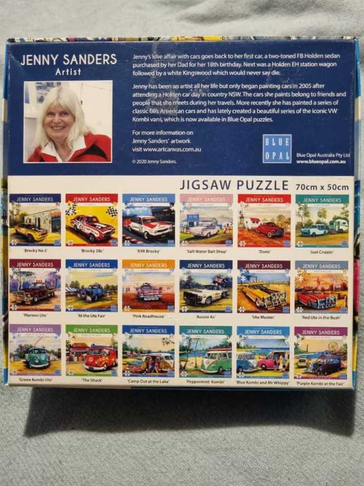 Blue Kombi and Mr Whippy - Blue Opal puzzle collectible [Barcode 633793020308] - Main Image 3
