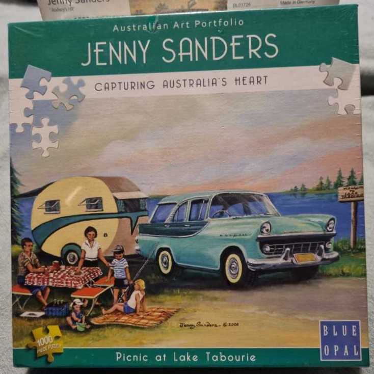Picnic At Lake Tabourie - Blue Opal puzzle collectible [Barcode 4050368043276] - Main Image 2
