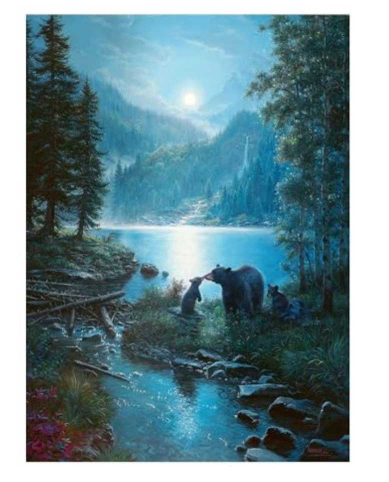 Bear Night - Cobble Hill puzzle collectible [Barcode 625012400084] - Main Image 2