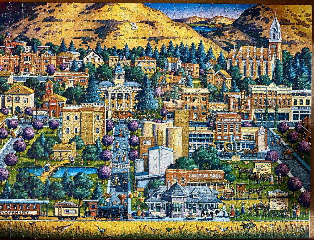 Brigham City - Dowdle puzzle collectible [Barcode 671095001120] - Main Image 2