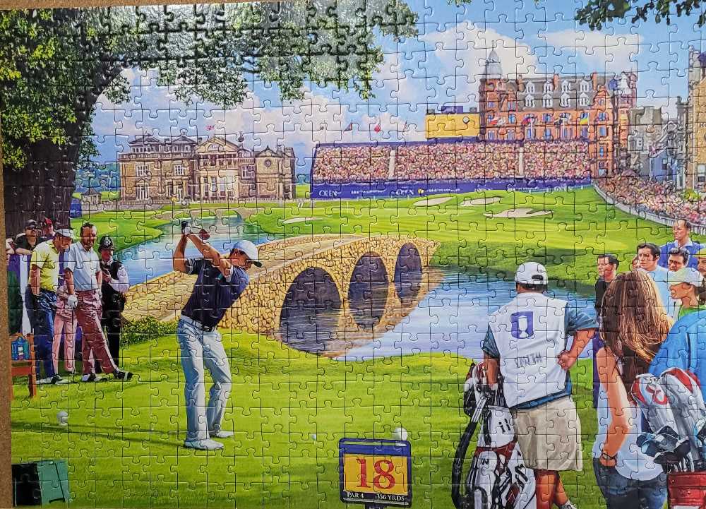 The 18th Hole - Corner Piece puzzle collectible [Barcode 5052089356689] - Main Image 2