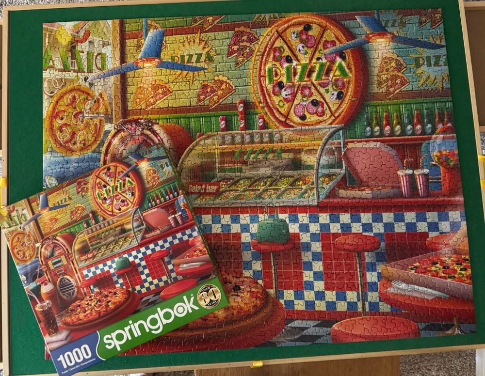 The Pizza Shop - Springbok puzzle collectible [Barcode 091683112241] - Main Image 3