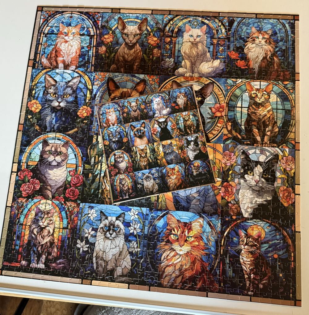 Stained Glass Cats - Pickforu puzzle collectible - Main Image 2