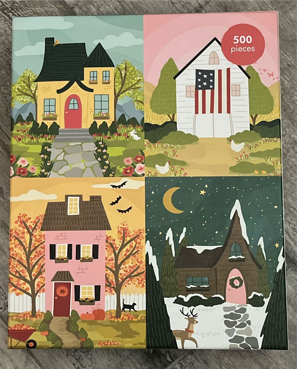 Better Me Funky Felines Square Piece Puzzle Funny & Colorful Cat Puzzles For Adults Piece Unusual Trippy Smiling Kitty Cats Puzzle