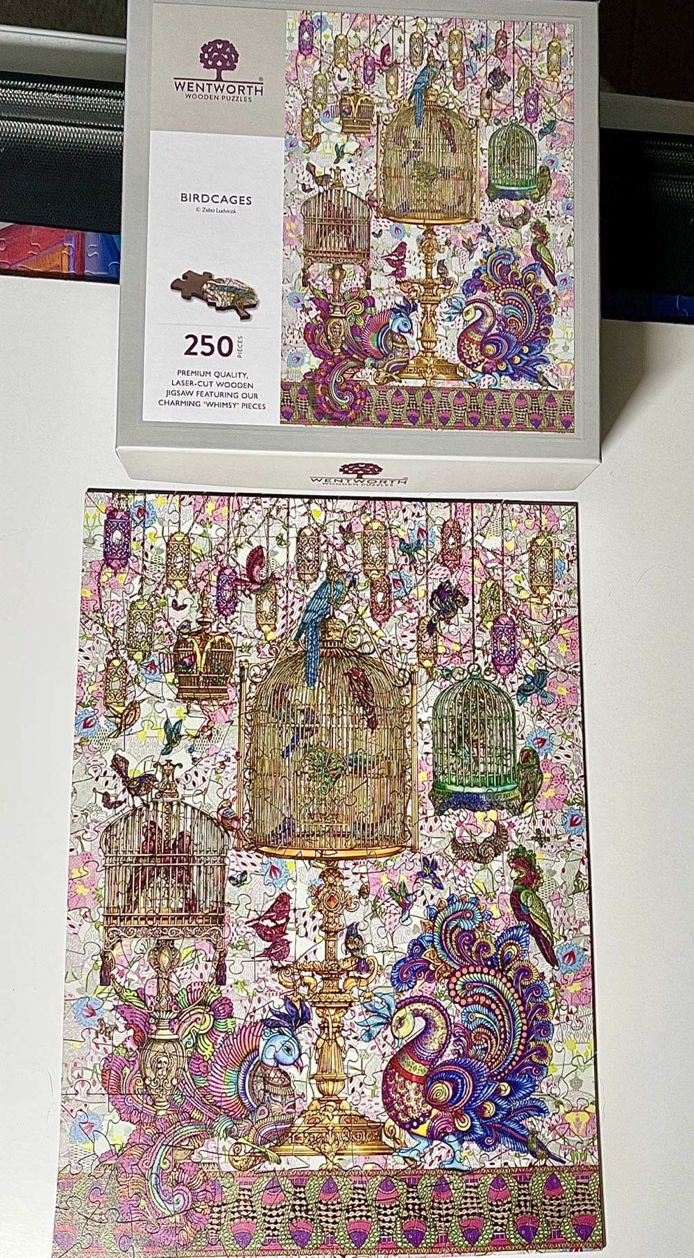 Birdcages - Wentworth Wooden Puzzles 🇬🇧 puzzle collectible [Barcode 6050265361839] - Main Image 2