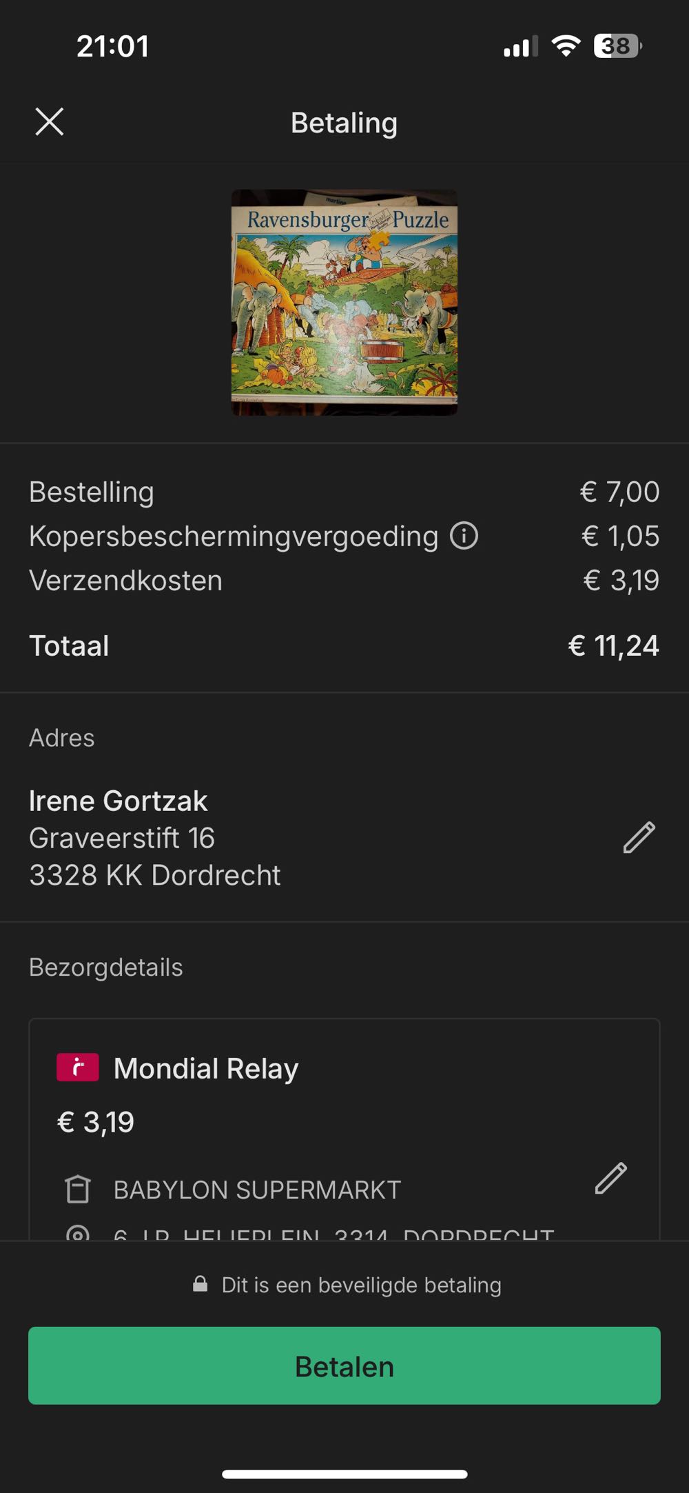 Asterix: In The Orient - Ravensburger puzzle collectible [Barcode 4005556148882] - Main Image 4