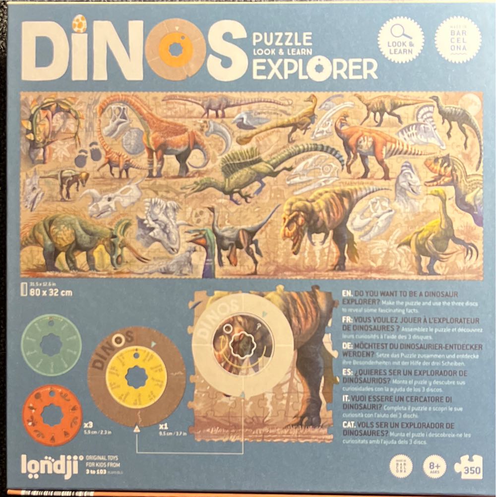 Dino’s Explorer Puzzle - Londji puzzle collectible [Barcode 8436580425230] - Main Image 2