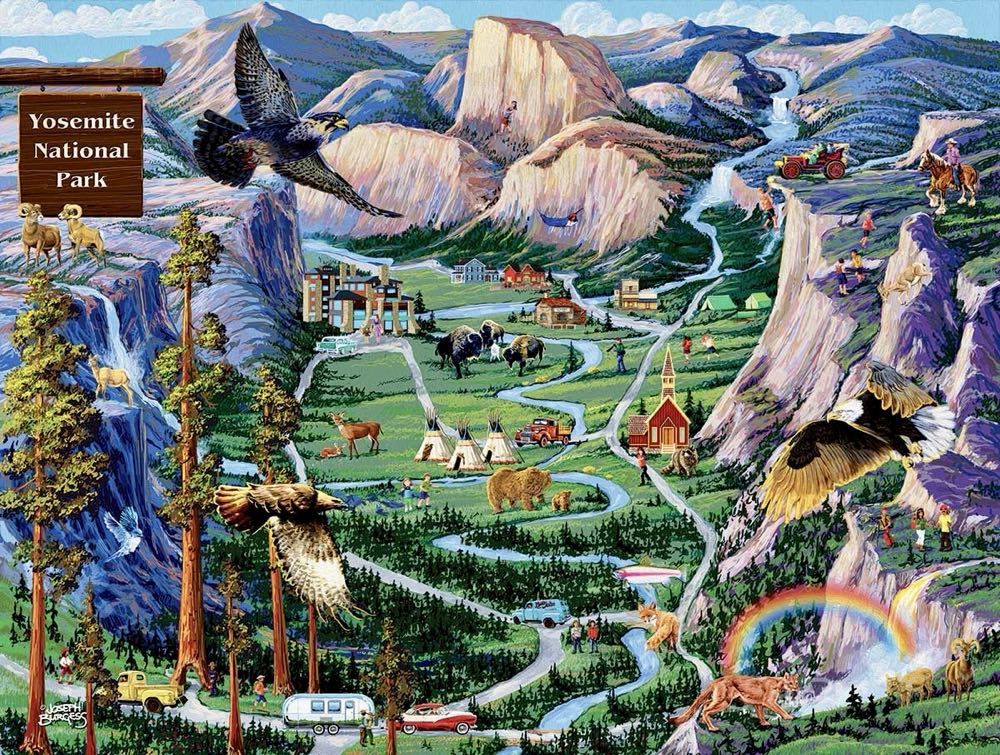Yosemite Adventures 🆕 - SunsOut puzzle collectible [Barcode 796780388901] - Main Image 2