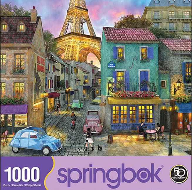 Eiffel Magic - Springbok puzzle collectible [Barcode 091683108244] - Main Image 2