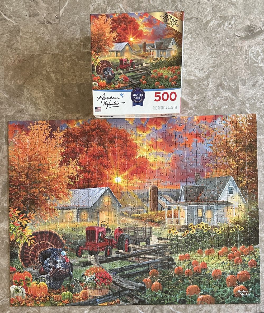 The Pumpkin Harvest - Rose Art puzzle collectible [Barcode 4895145450393] - Main Image 2