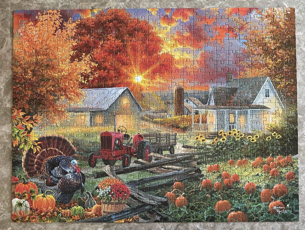 The Pumpkin Harvest - Rose Art puzzle collectible [Barcode 4895145450393] - Main Image 3