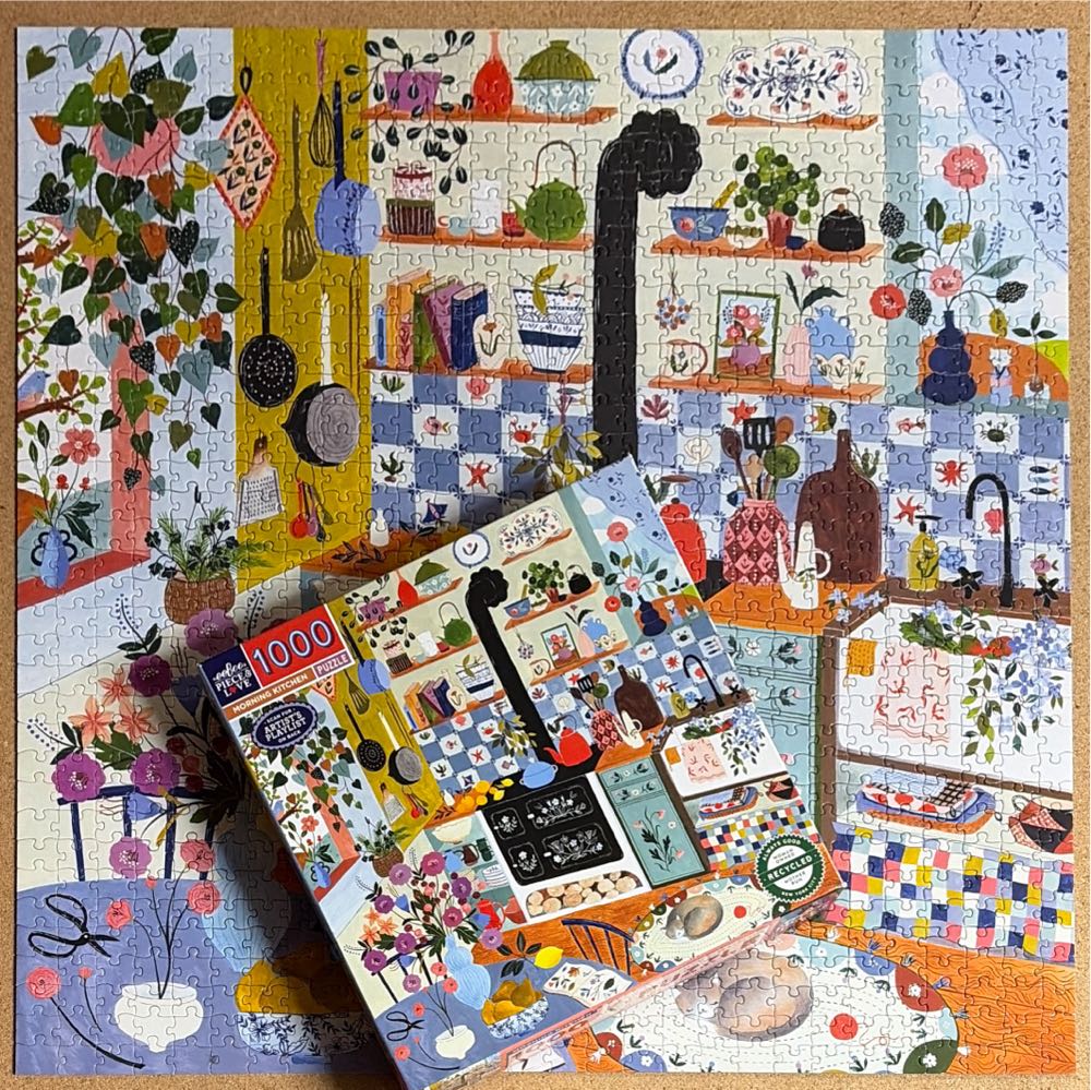 Morning Kitchen - eeBoo Piece & Love puzzle collectible [Barcode 689196521317] - Main Image 2